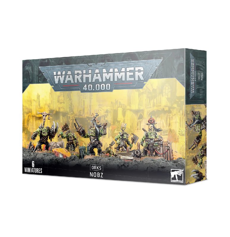 Warhammer 40000 Orks Nobz Box Set - 5 Multi-Part Plastic Models