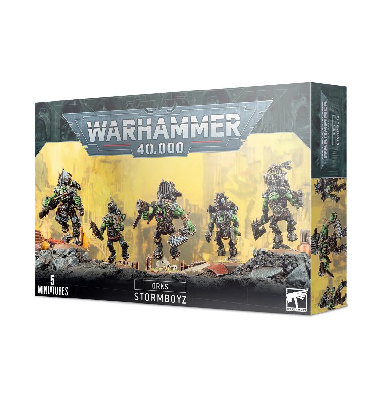 Warhammer 40k Ork Stormboyz Box Set - 5 Multi-Part Plastic Models