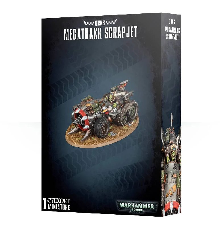 Warhammer 40000 Orks Megatrakk Scrapjet with 65 Components