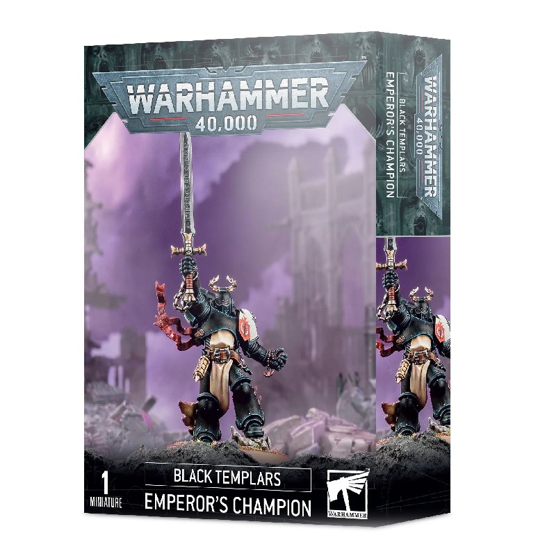 Games Workshop Warhammer 40,000 Black Templars Emperor's Champion Miniature