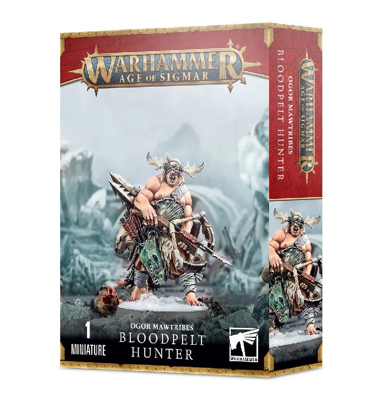 Warhammer Age of Sigmar Ogor Mawtribes Bloodpelt Hunter Miniature Kit