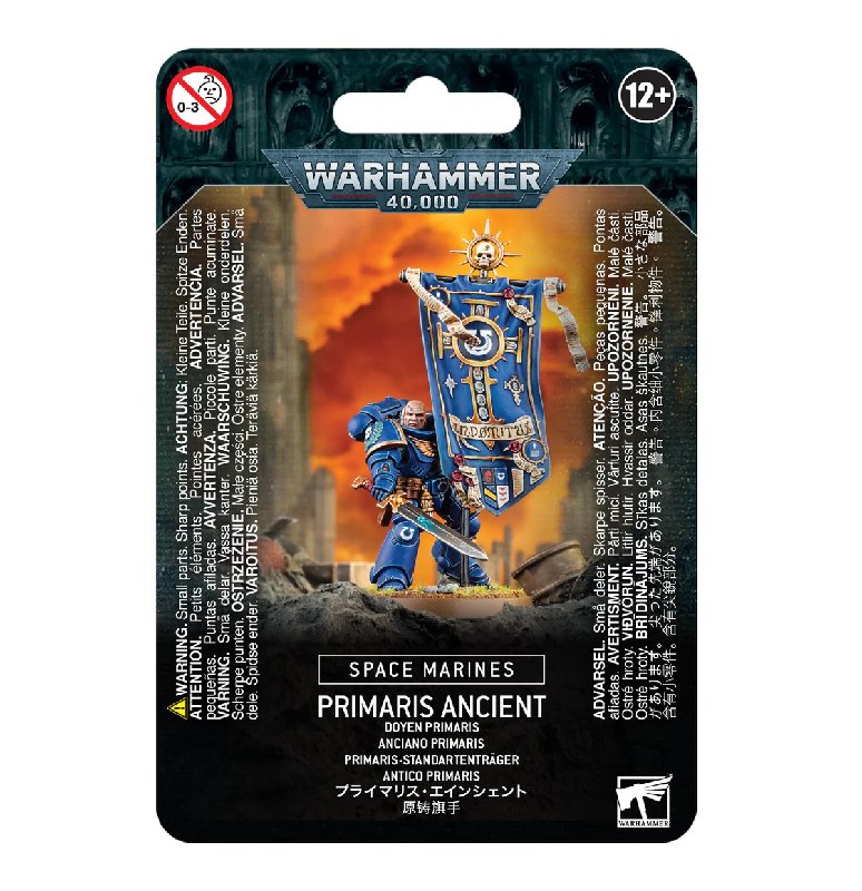 Warhammer 40,000 Space Marines Primaris Ancient Model Kit with 22 Plastic Components