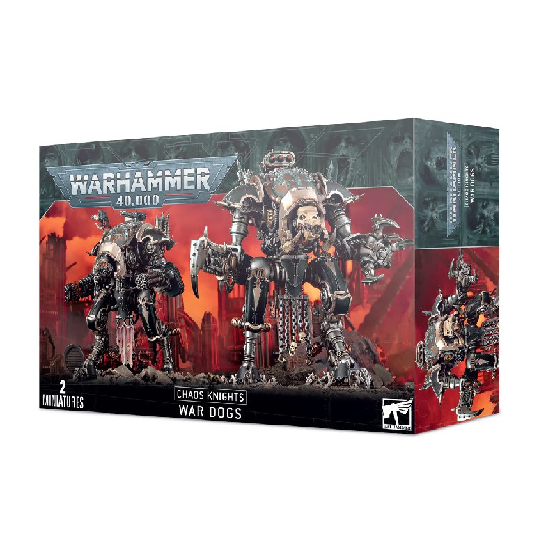 Warhammer 40k Chaos Knights War Dogs Karnivore/Stalker/Brigand Box Set