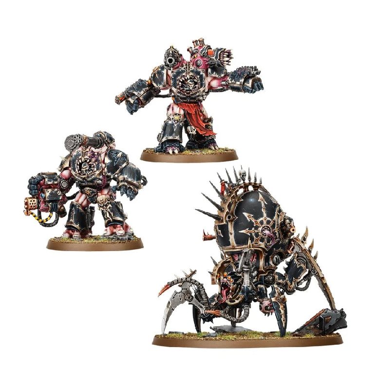 Warhammer 40k Chaos Space Marines Venomcrawler and Obliterators Set