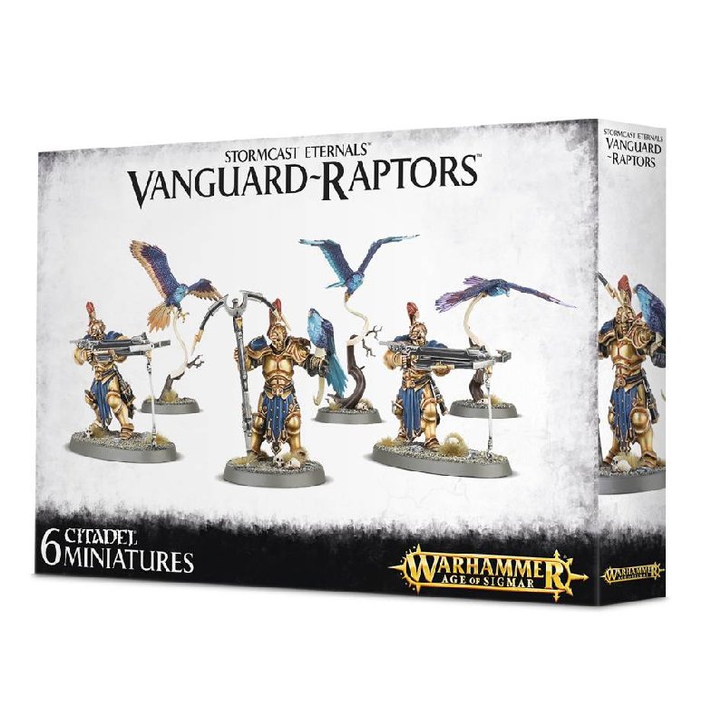 Warhammer Age of Sigmar Stormcast Eternals Vanguard Raptors with Longstrike Crossbows & Aetherwings