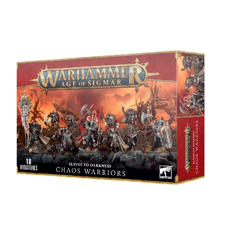 Warhammer Age of Sigmar Slaves To Darkness Chaos Warriors Box Set (10 Miniatures)