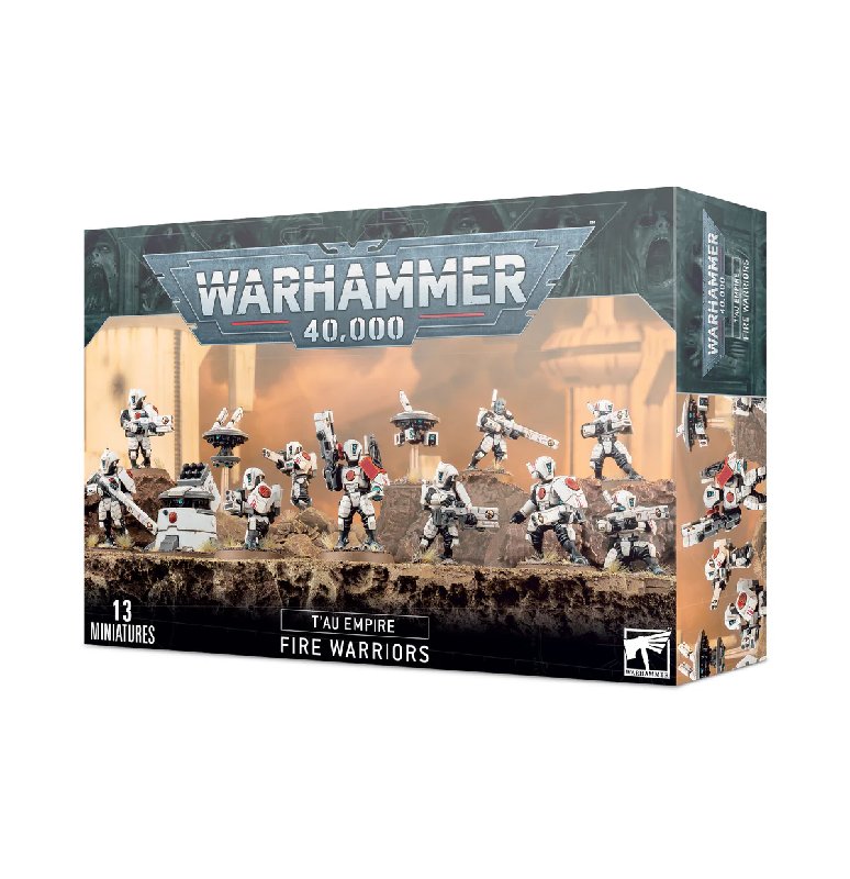 Warhammer 40000 T'au Empire Fire Warriors 10-figure set