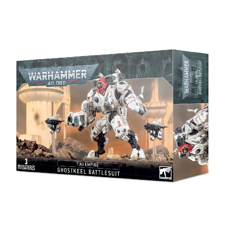 Warhammer 40,000 T'au Empire XV95 Ghostkeel Battlesuit with Stealth Drones