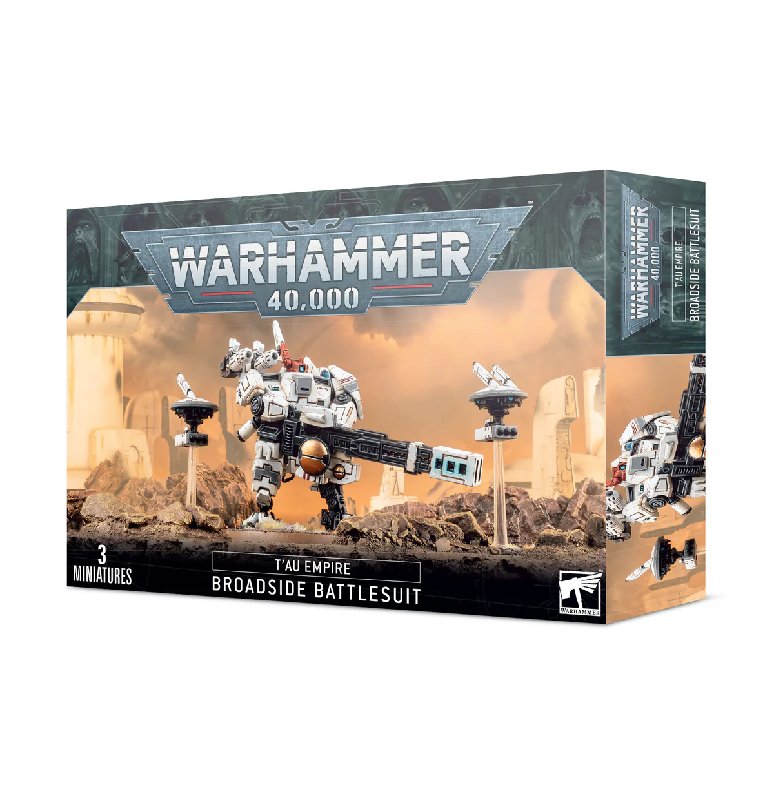 Warhammer 40,000 T'au Empire XV88 Broadside Battlesuit with Drones