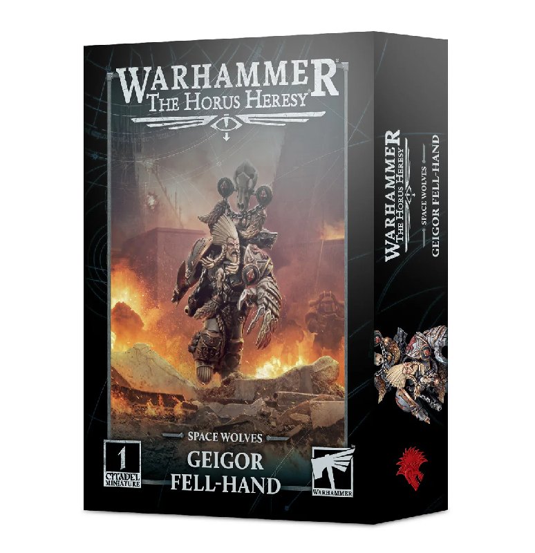 Games Workshop Warhammer Horus Heresy Space Wolves Geigor Fell-Hand Commander