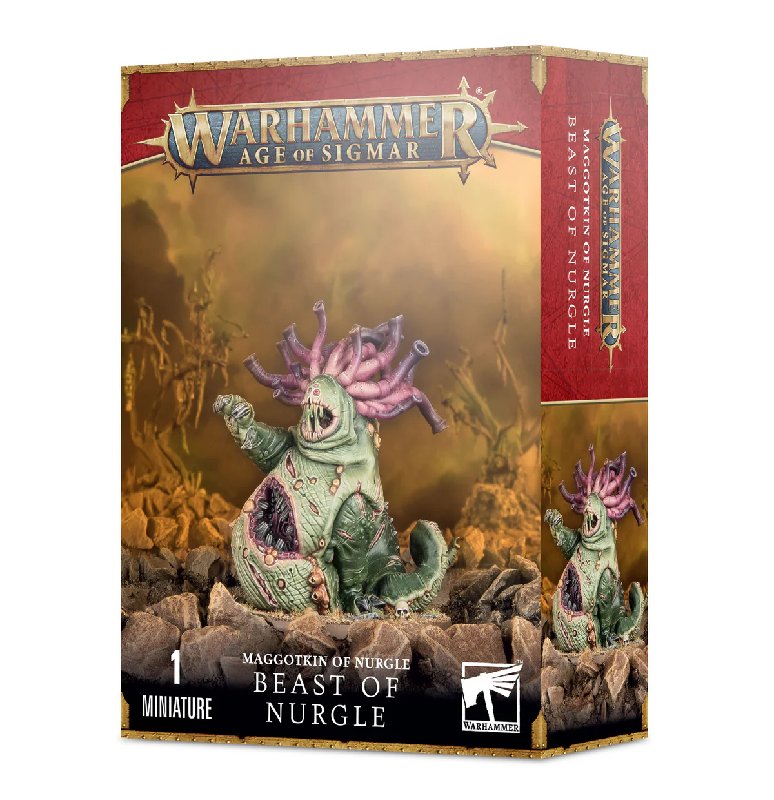 Warhammer Age of Sigmar Daemons of Nurgle Beast of Nurgle 48-Piece Set