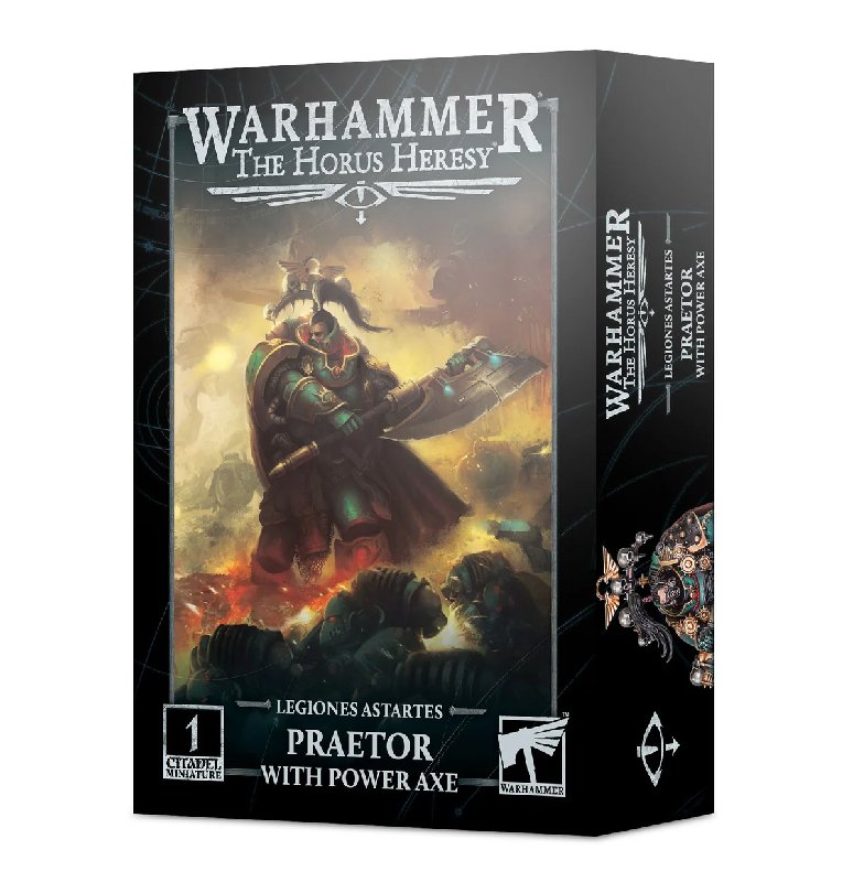 Games Workshop Horus Heresy Legiones Astartes Praetor With Power Axe