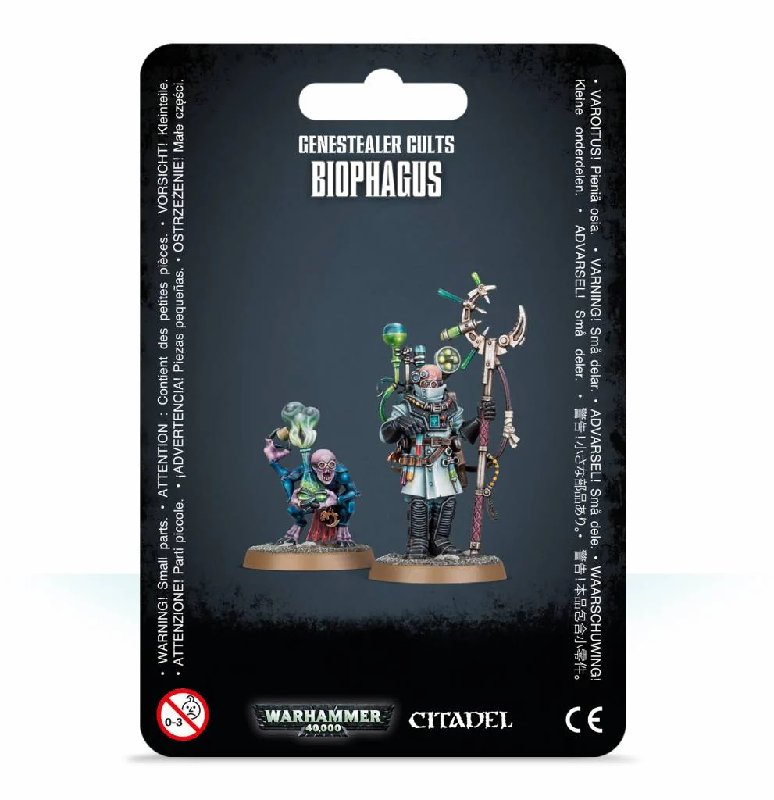 Games Workshop Genestealer Cults Biophagus Miniature with Alchemicus Familiar