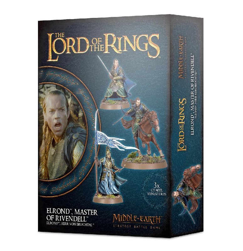 Games Workshop Lord of the Rings Elrond Master of Rivendell 17-Piece Kit