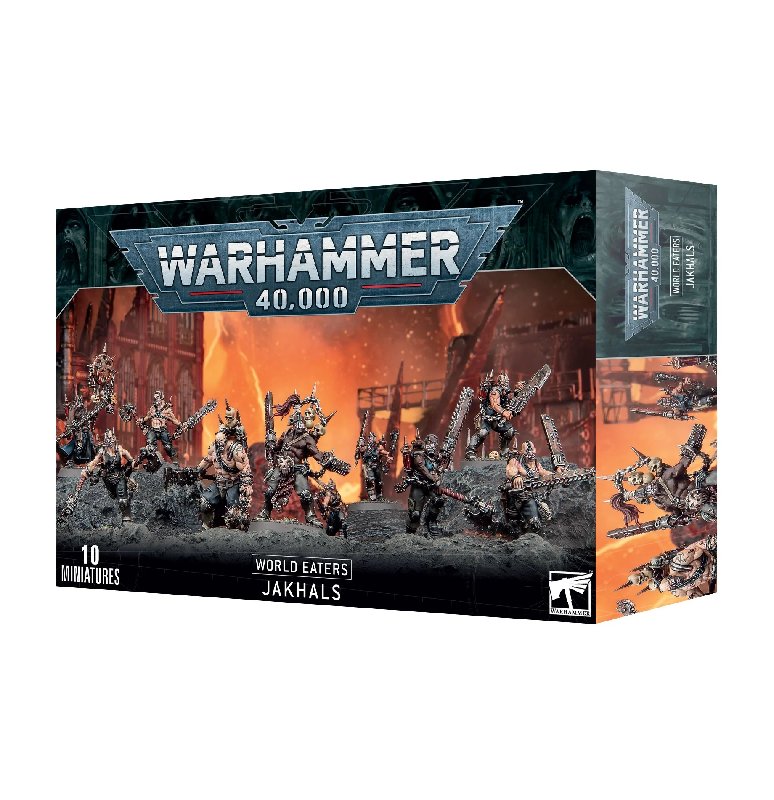 Games Workshop Warhammer 40,000 World Eaters Jakhals 10-Model Plastic Kit
