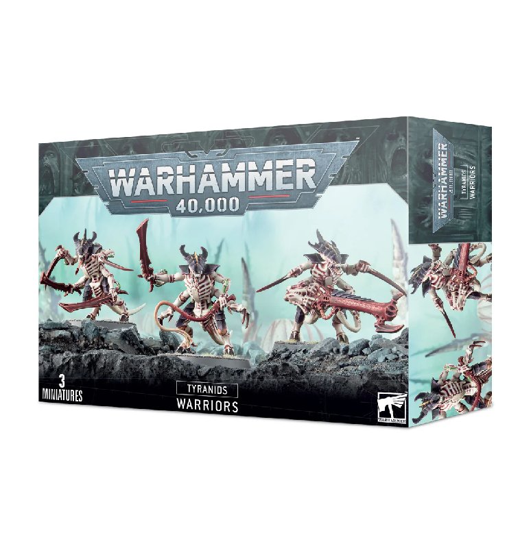 Warhammer 40,000 Tyranid Warriors 3-Piece Miniature Set