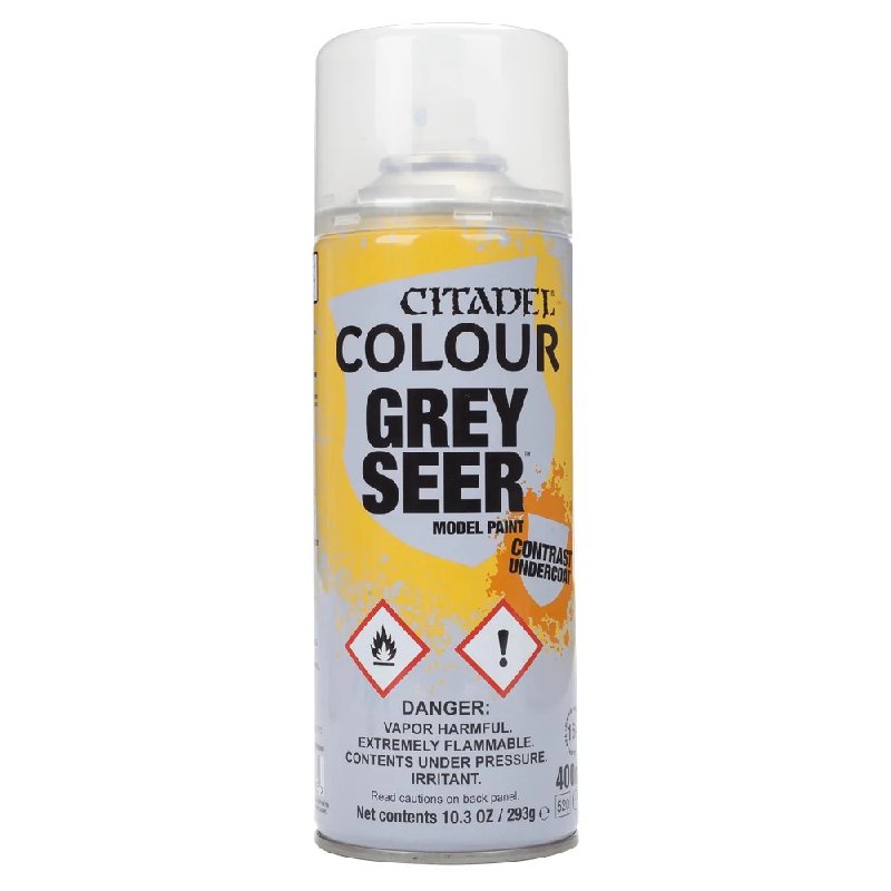 Citadel Grey Seer Aerosol Spray Paint, 400ml
