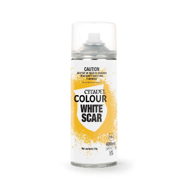 Citadel White Scar Spray Paint, 400ml Aerosol Can
