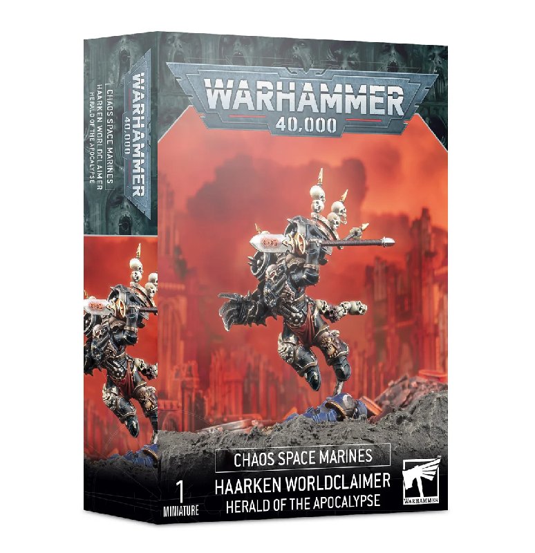 Warhammer 40k Chaos Space Marines Haarken Worldclaimer Model