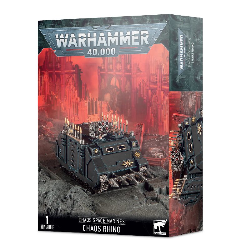 Warhammer 40000 Chaos Space Marines Rhino Model Kit