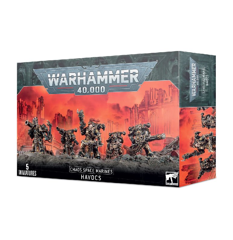 Warhammer 40k Chaos Space Marines Havocs 5-Model Set