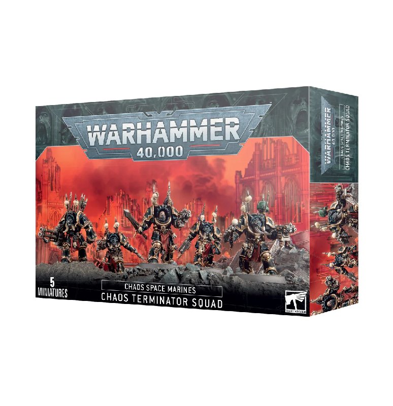 Warhammer 40k Chaos Space Marines Terminator Squad 5-Model Set