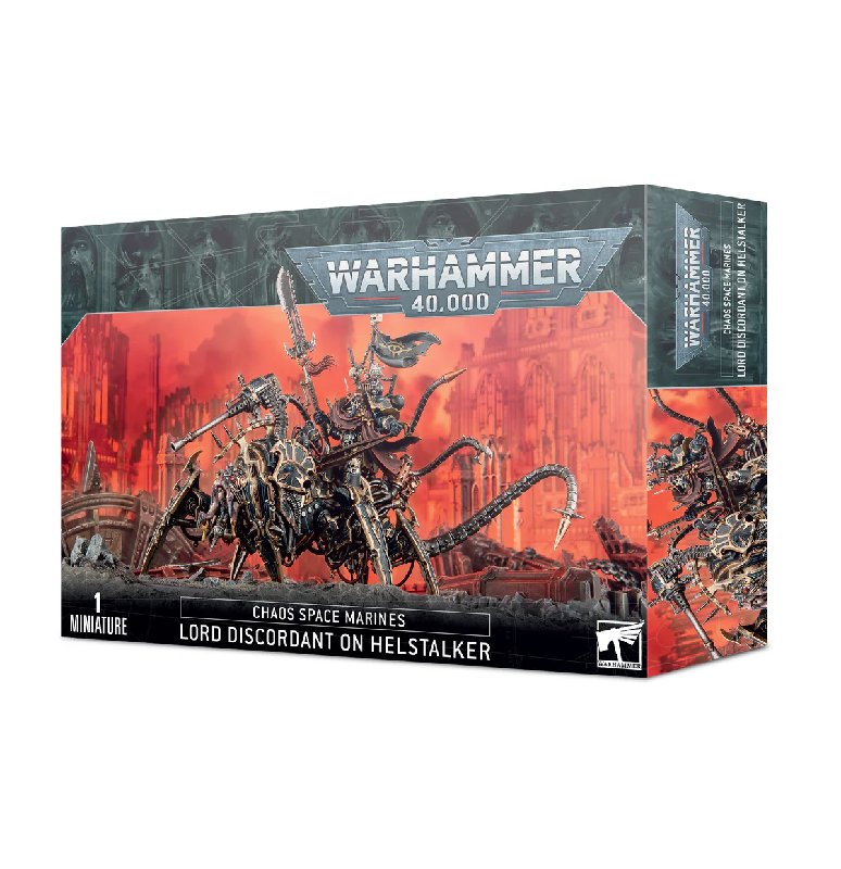 Warhammer 40k Chaos Space Marines Lord Discordant on Helstalker