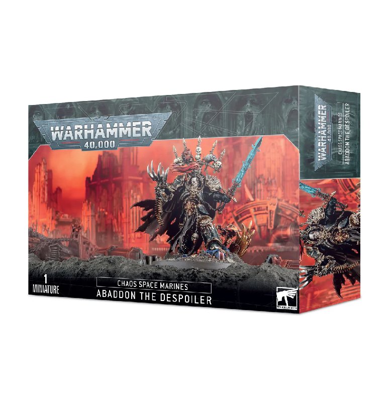 Warhammer 40k Chaos Space Marines: Abaddon The Despoiler Model