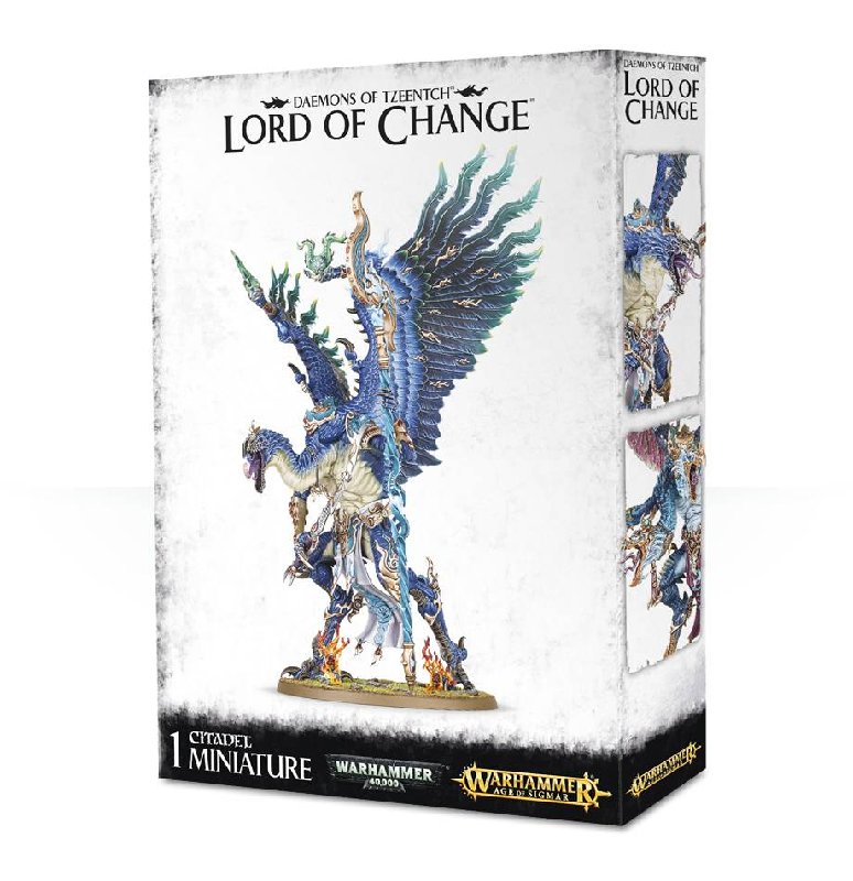 Warhammer Age of Sigmar Lord of Change Daemon of Tzeentch with 2 Brimstone Horrors