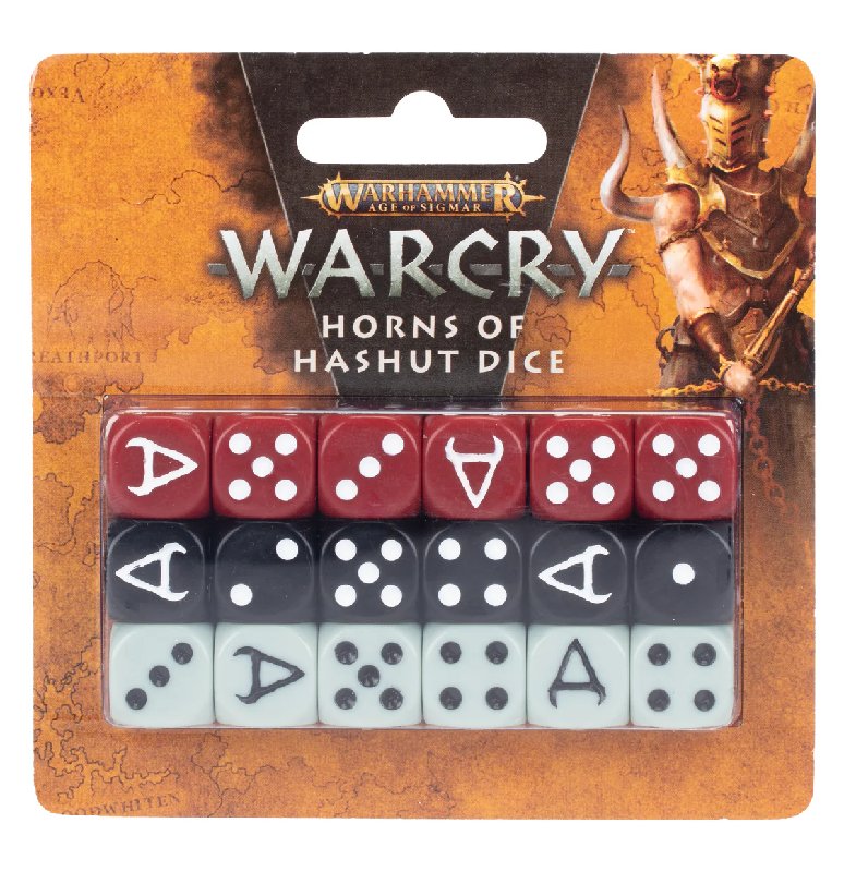 Games Workshop Warcry Horns of Hashut Dice Set