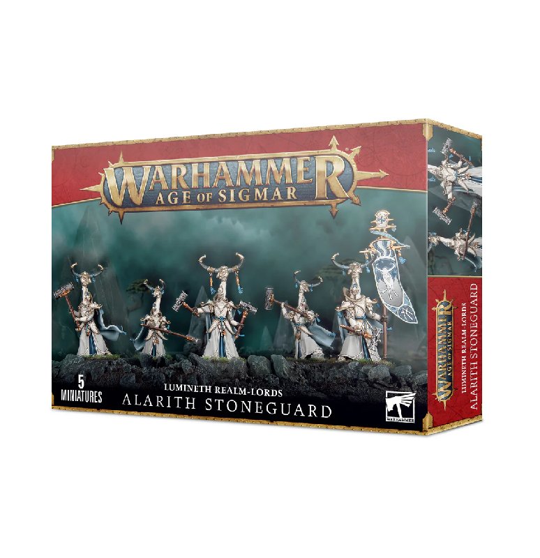 Warhammer Age of Sigmar Lumineth Realm Lords Alarith Stoneguard