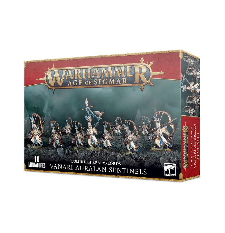 Warhammer Age of Sigmar Lumineth Realm Lords Vanari Auralan Sentinels 10-Pack