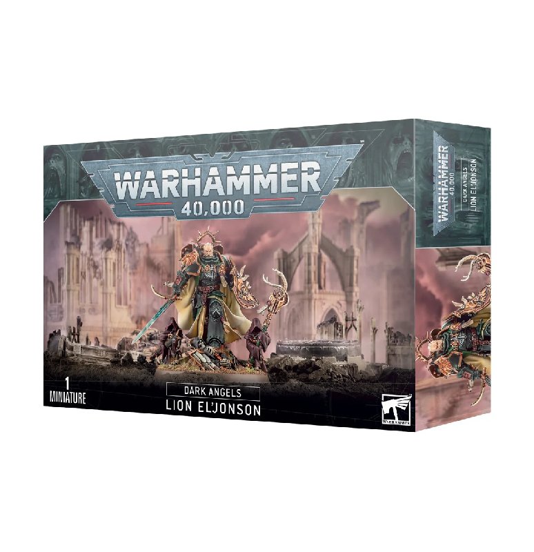 Warhammer 40k Dark Angels Lion El'Jonson Model Set