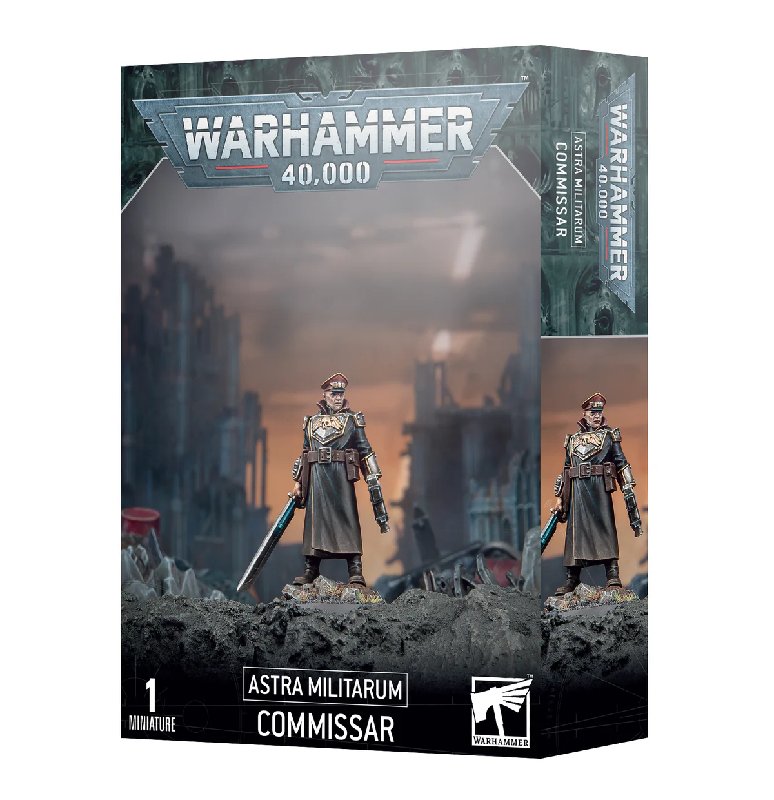Warhammer 40,000 Astra Militarum Commissar Plastic Kit