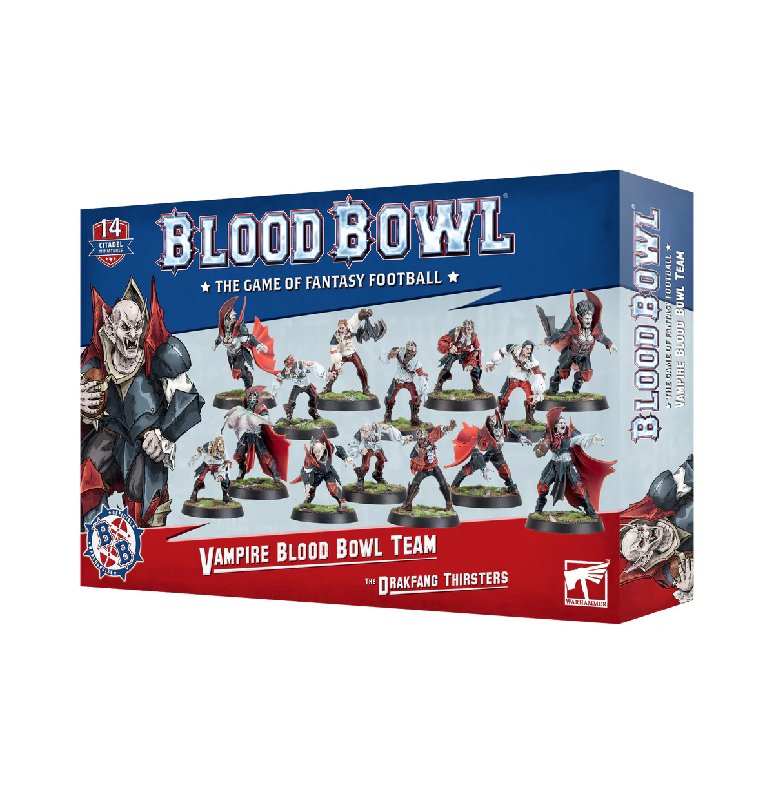 Games Workshop Blood Bowl Vampire Team with 14 Miniatures