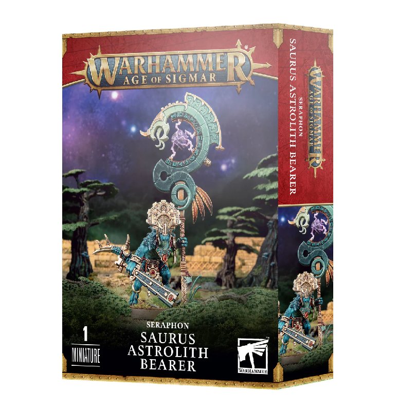 Games Workshop Seraphon Saurus Astrolith Bearer 14-Part Plastic Kit