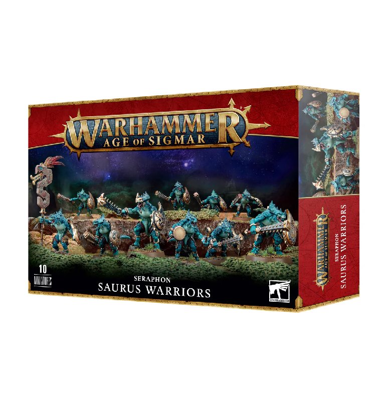 Warhammer Age of Sigmar Seraphon Saurus Warriors 2023 Box Set