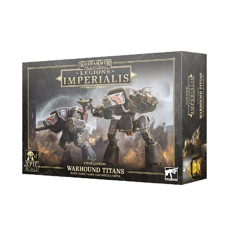 Legions Imperialis Warhound Titans With Ursus Claws Kit
