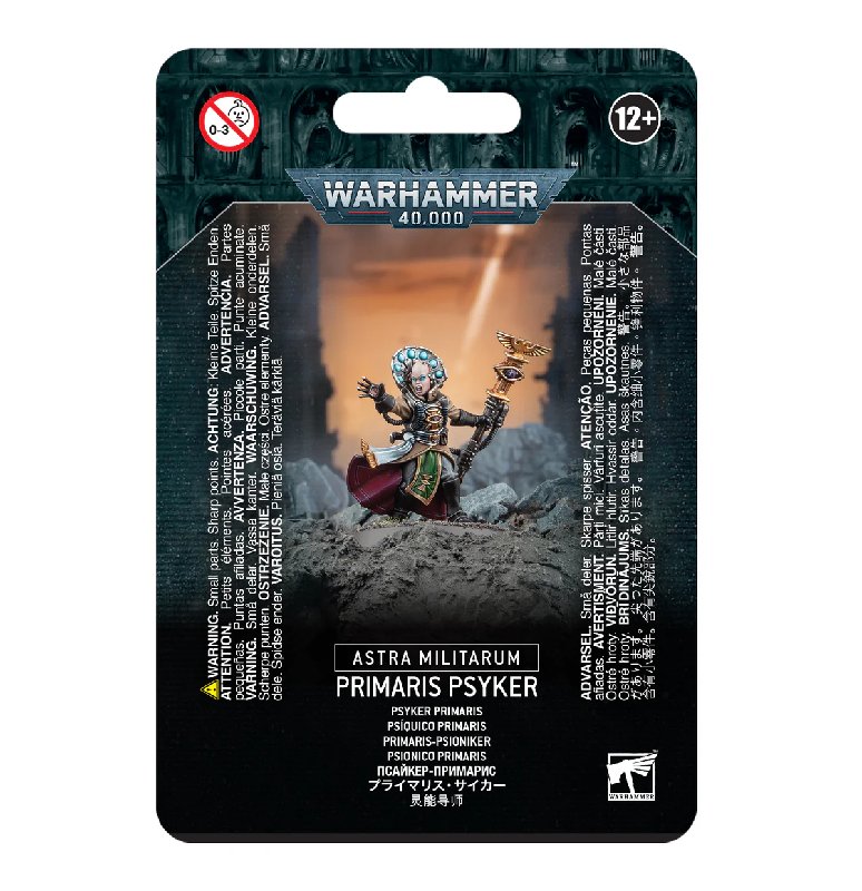 Warhammer 40k Astra Militarum Primaris Psyker with Force Stave