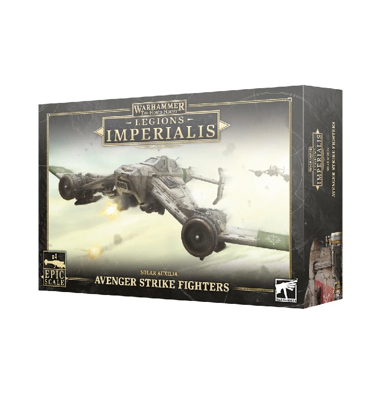 Legions Imperialis Avenger Strike Fighters Box Set with 4 Plastic Miniatures
