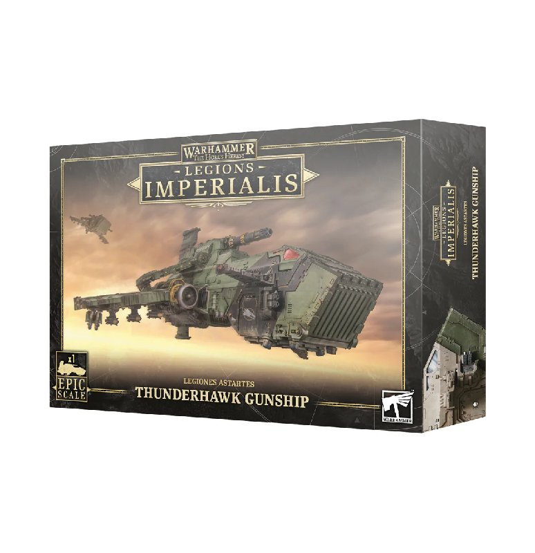 Games Workshop Legions Imperialis Thunderhawk Gunship Model Kit with 40mm Base