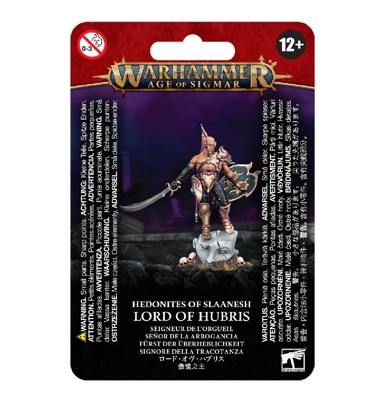Games Workshop Warhammer Age of Sigmar Hedonites of Slaanesh Lord of Hubris Miniature