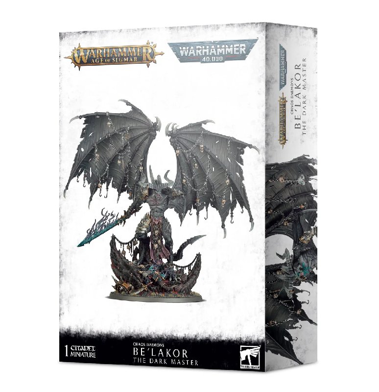 Warhammer Age Of Sigmar Be'Lakor The Dark Master 170mm Model