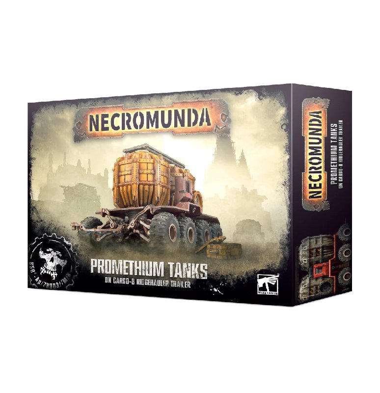 Necromunda Promethium Tanks On Cargo-8 Trailer Plastic Model Kit