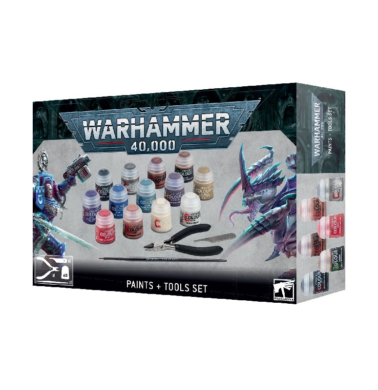 Games Workshop Warhammer 40,000 Paints & Tools Set