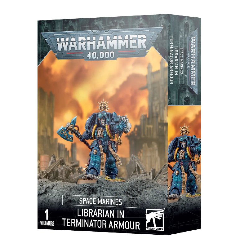 Warhammer 40,000 Space Marine Librarian in Terminator Armour Plastic Kit