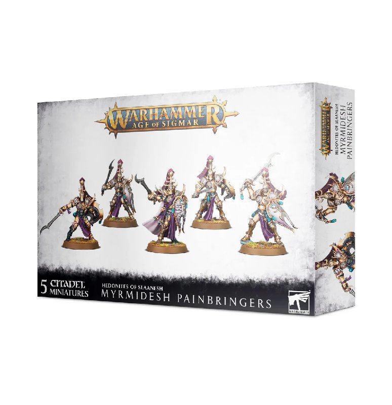 Warhammer Age of Sigmar Hedonites of Slaanesh Myrmidesh Painbringers 86-Part Kit