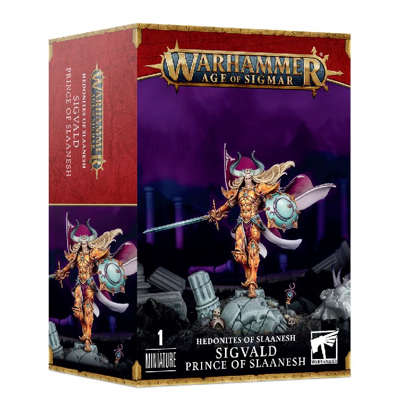 Warhammer Age of Sigmar Hedonites of Slaanesh Sigvald Prince of Slaanesh Model