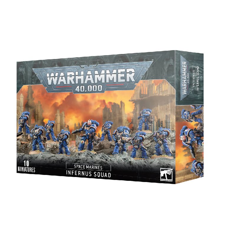 Warhammer 40,000 Space Marines Infernus Squad Box Set (10 Miniatures)
