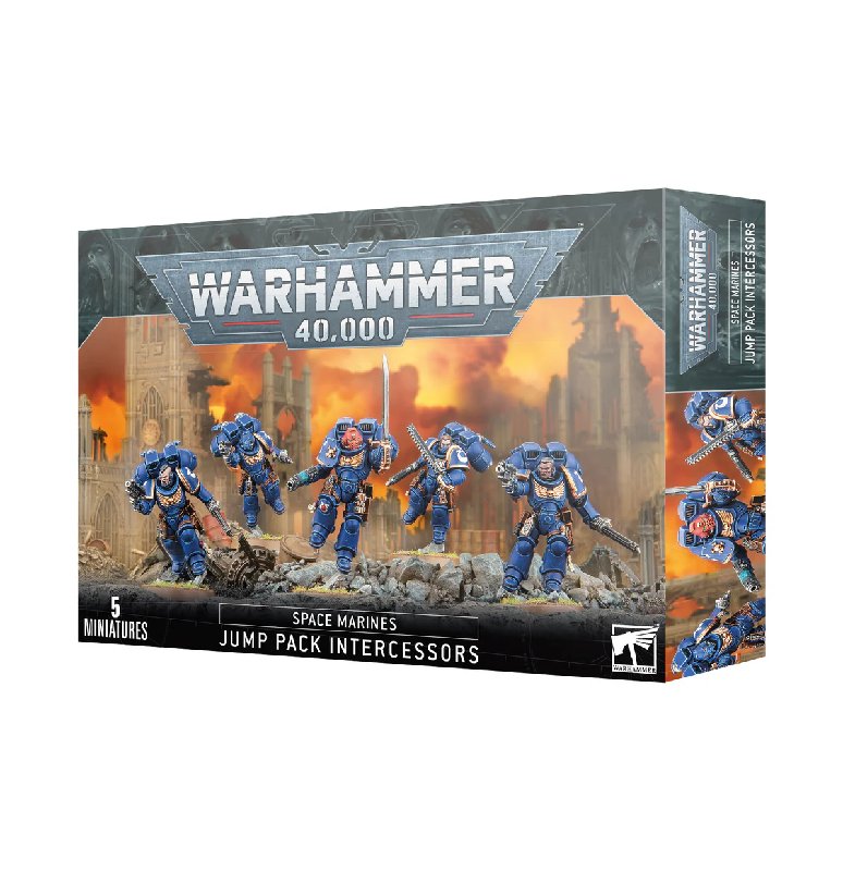 Warhammer 40,000 Space Marines Jump Pack Intercessors Squad Box Set